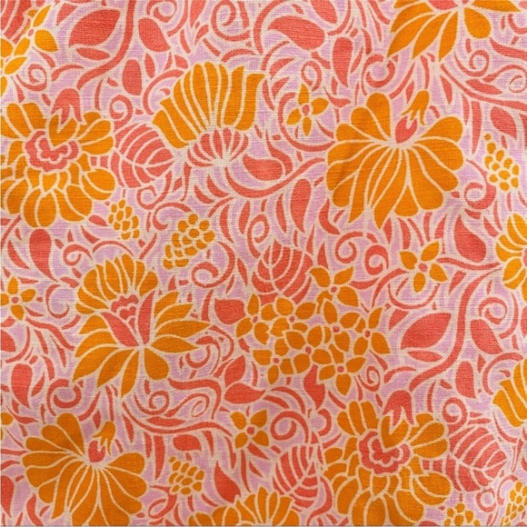 Zara mini skirt in peachy orange floral NWT - Picture 6 of 9
